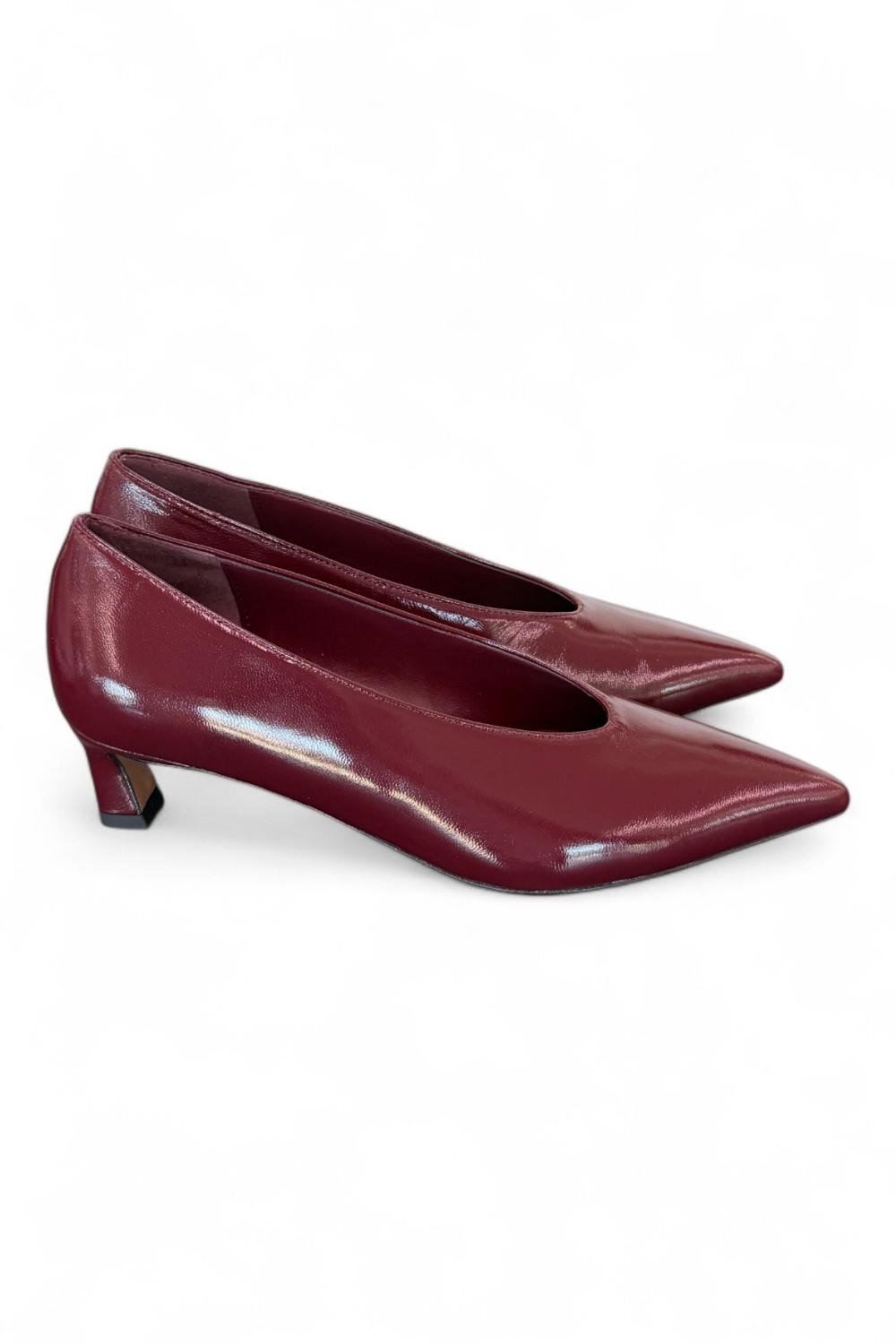 Decolté in naplak bordeaux Bianca Di<BR/> 