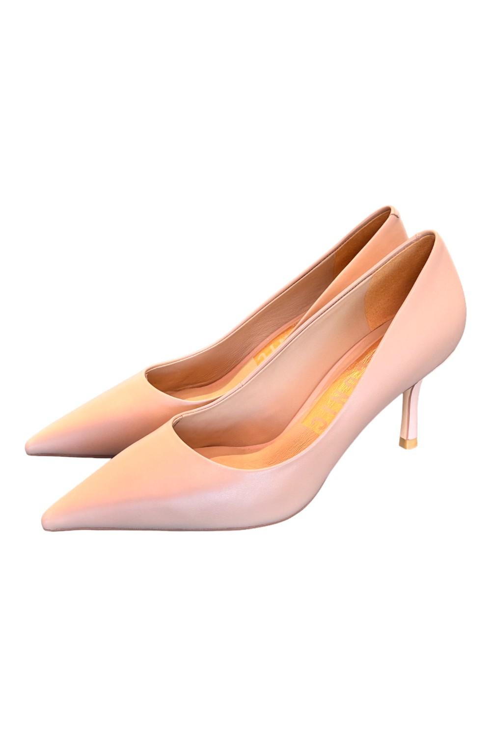 Decolté pelle nude tacco 70 Chiconic<BR/> 