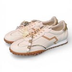 Sneaker Gioplus Cielo low pelle latte 