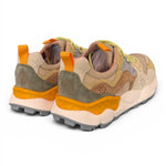 Sneaker uomo Yamano 3 1G15 beige yellow Flower Mountain 