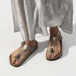 Ciabatta infradito Gizeh bronzo birko flor Birkenstock 