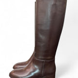 Stivale cavallerizzo tubo pelle moro Anima <BR/> 