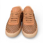 Sneaker smart strass brown Back70 