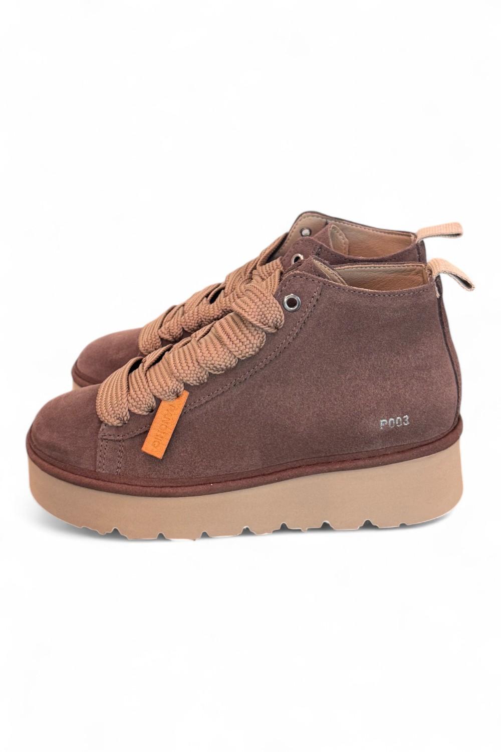 Polacco donna Panchic P003 suede brown 