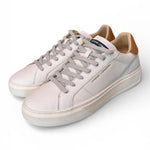 Sneaker pelle bianca cuoio XL Crime London 