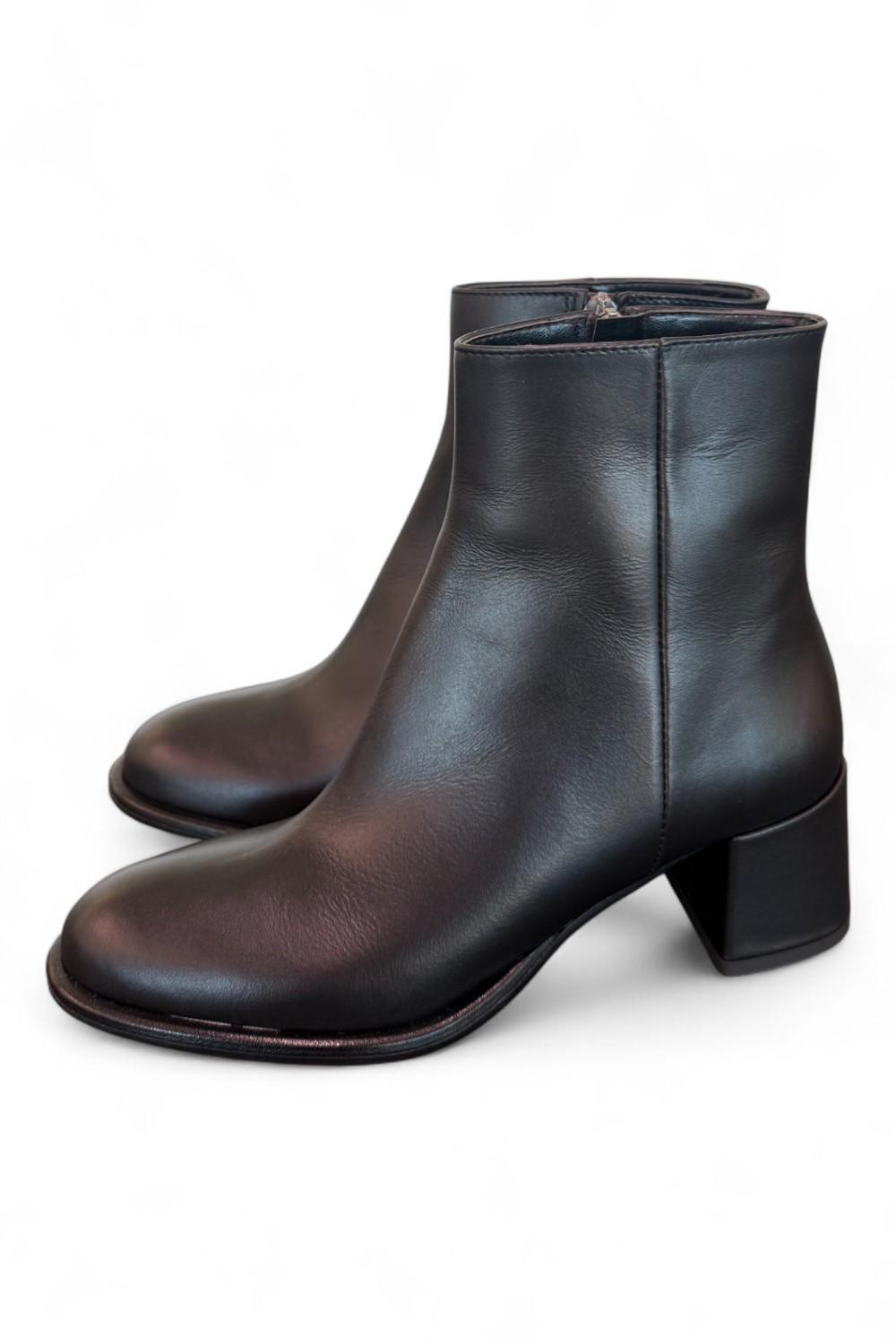 Stivaletto nappa nera T50 grosso Bianca Di<BR/> 