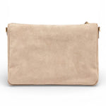 Pochette Nora suede nude Gianni Chiarini<BR/> 