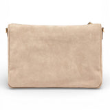 Pochette Nora suede nude Gianni Chiarini<BR/> 
