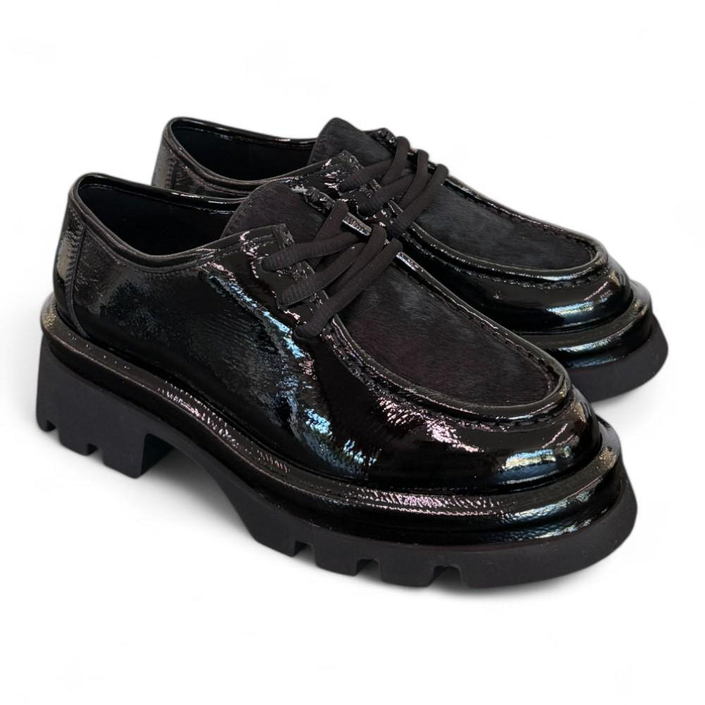 Scarpa allacciata ingegnere naplak nero Bruno Premi 