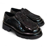 Scarpa allacciata ingegnere naplak nero Bruno Premi 