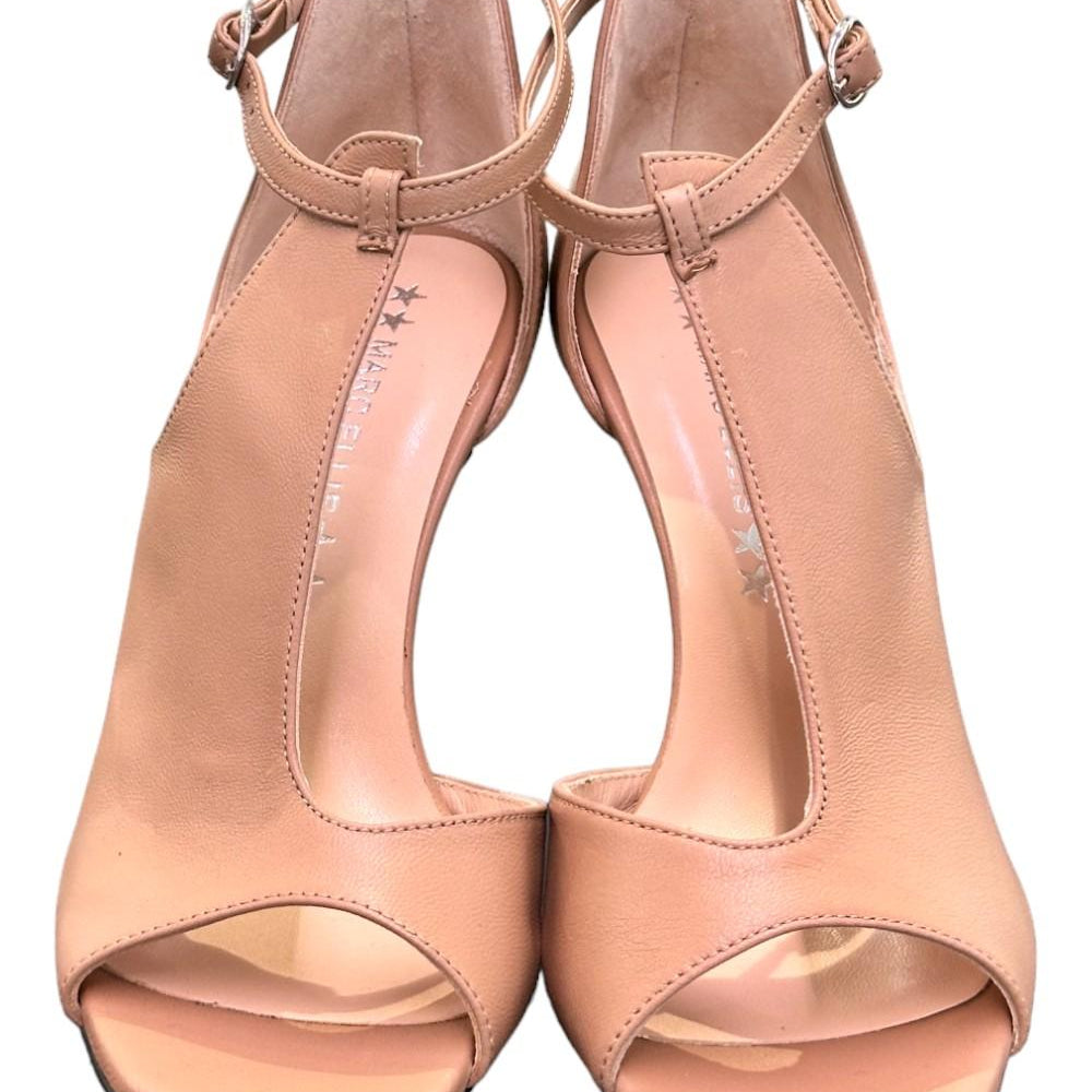 Decolté semiaperto open pelle nude Marc Ellis<BR/> 