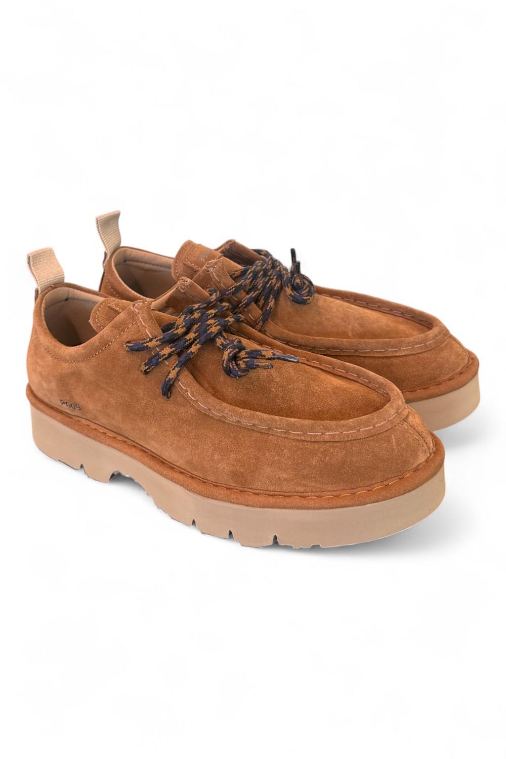 Allacciato uomo Panchic P009 ingegnere suede cognac 