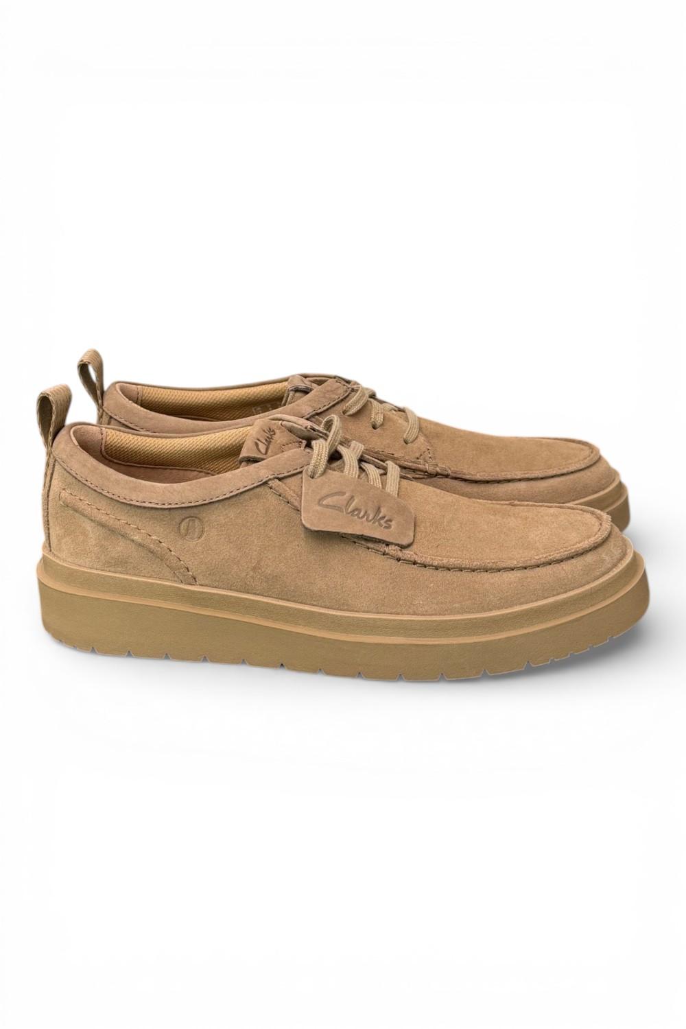 Scarpa uomo Polden Moc sabbia Clarks<BR/> 