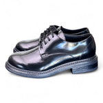 Allacciato liscio donna Uma Parker man style nero<BR/> 