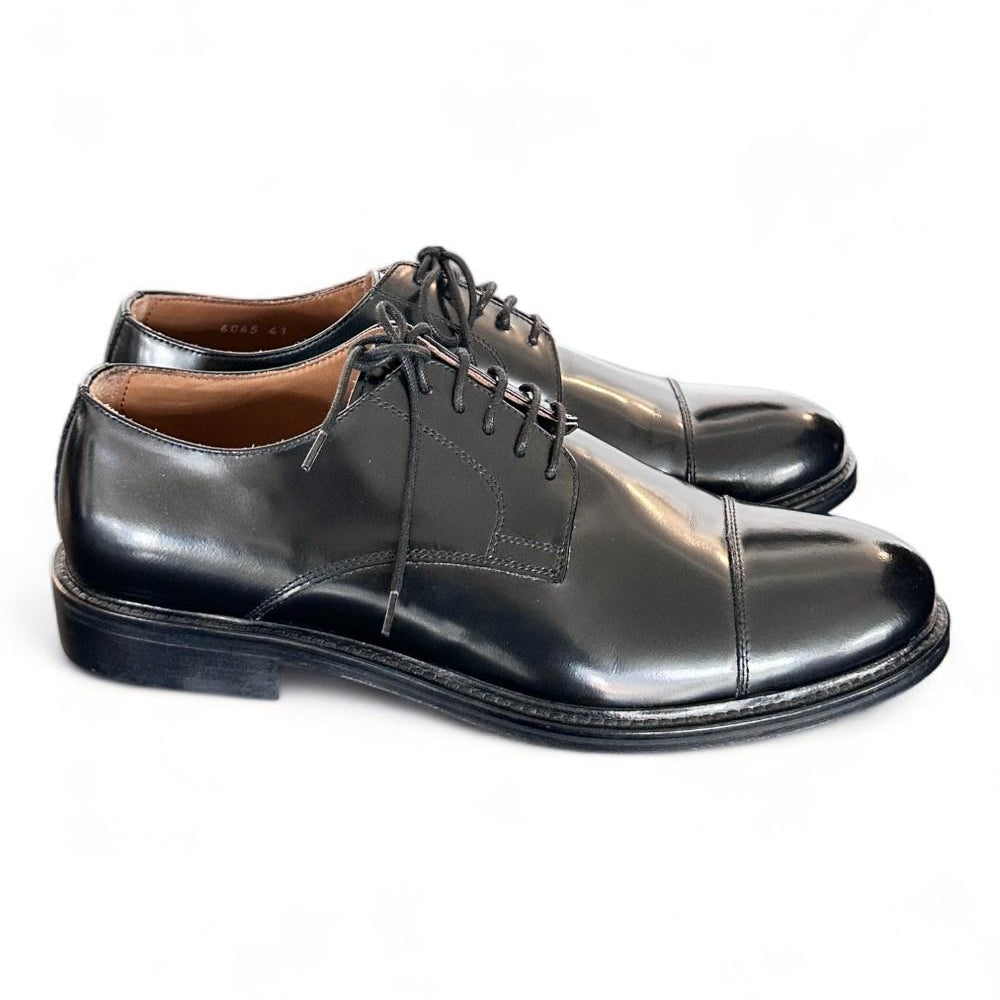 Scarpa uomo derby puntale nero Franco Fedele 