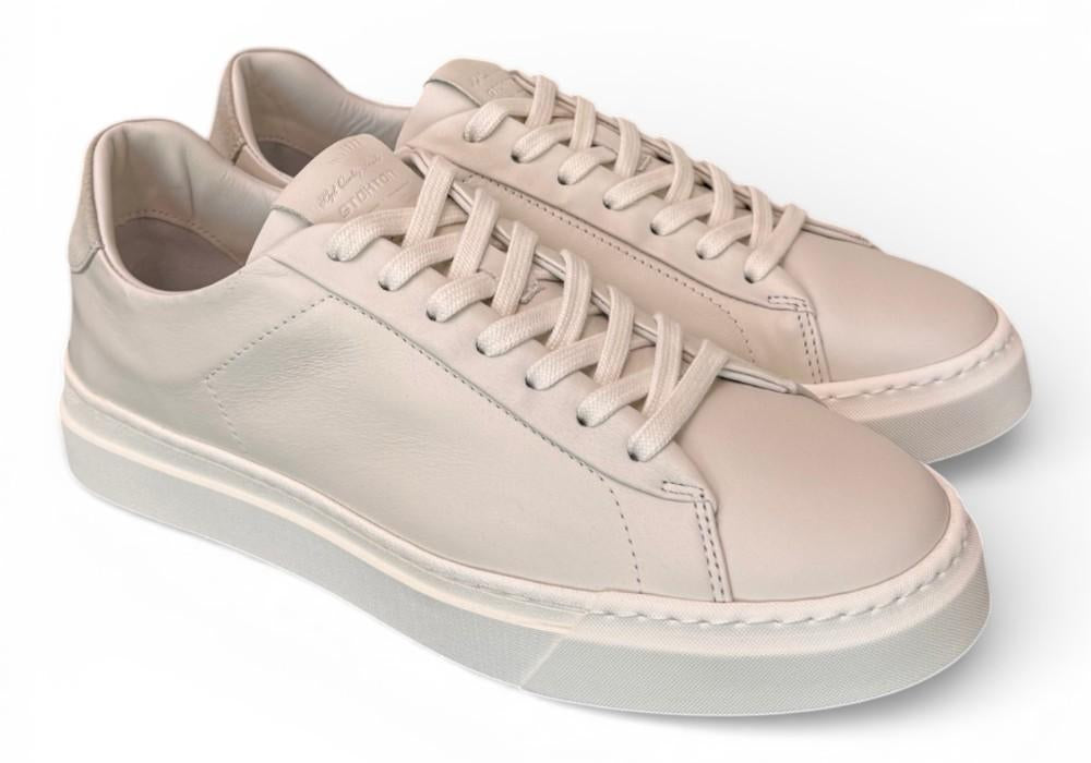 Sneaker uomo pelle panna Stokton<BR/> 