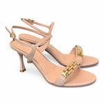 Sandalo Albano nude accessorio tacco 7 