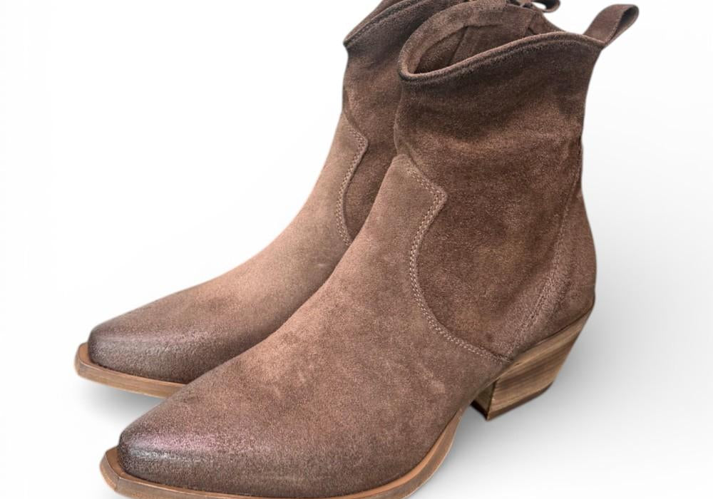 Stivaletto texano suede mustang Metisse<BR/> 