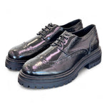 Scarpa allacciata imperiale donna Les Tulipes nera 