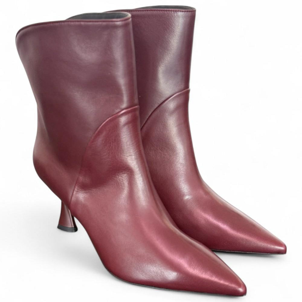 Stivaletto pelle bordeaux Isabelle Paris<BR/> 