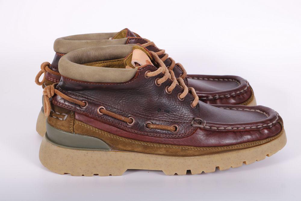 Polacco barca artigianale marrone Satorisan Earth Boot Premium 