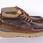 Polacco barca artigianale marrone Satorisan Earth Boot Premium 