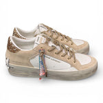 Sneaker De Luxe bianca beige Crime London sw. 
