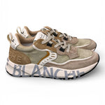 Sneaker uomo Club 01 Voile Blanche canvas salvia beige 1D52<BR/> 