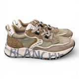 Sneaker uomo Club 01 Voile Blanche canvas salvia beige 1D52<BR/> 