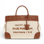 Shopping Riviera Tote bag beige brown Rue Madam 