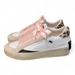 Sneaker donna  De Luxe bianca beige Crime London 