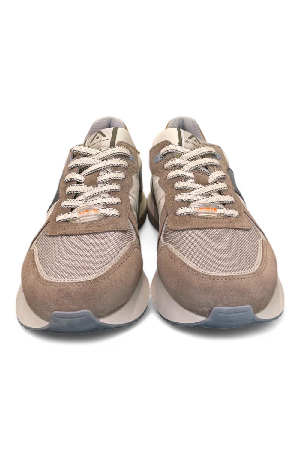 Sneaker running bianco beige Ambitious<BR/> 