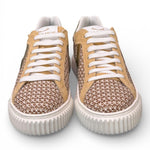 Sneaker donna Voile Blanche Lipari 1E53 tessuto beige platino 
