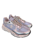 Sneaker donna Mased 8206 Premiata forata celeste argento
