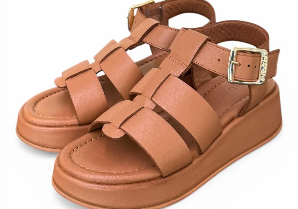 Sandalo gabbia pelle mou Z50 Frau 