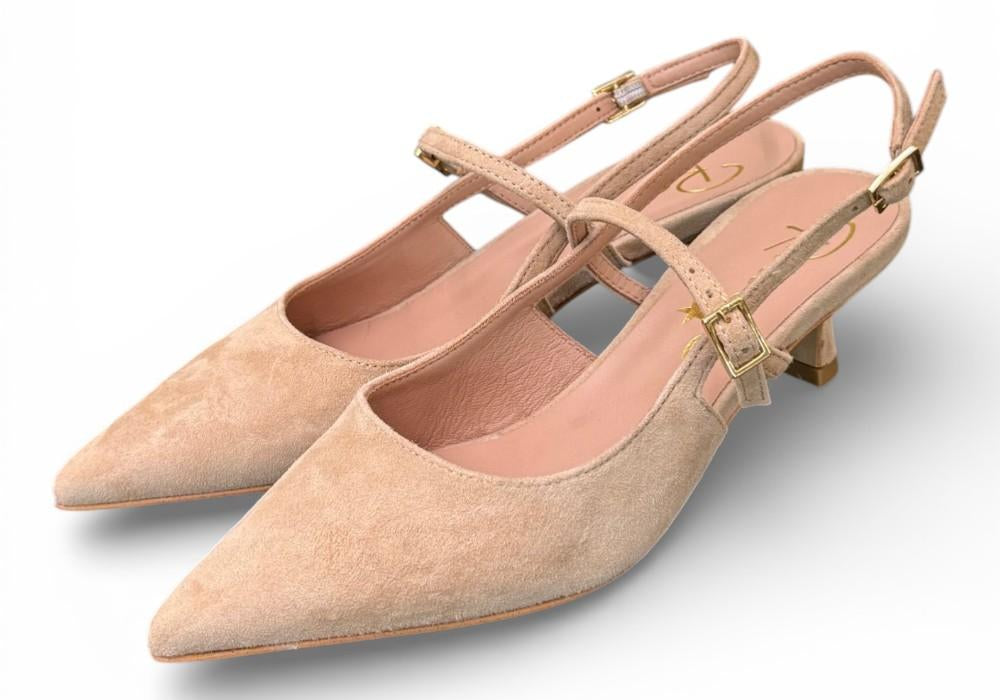 Slingback cintino suede beige Ranye 