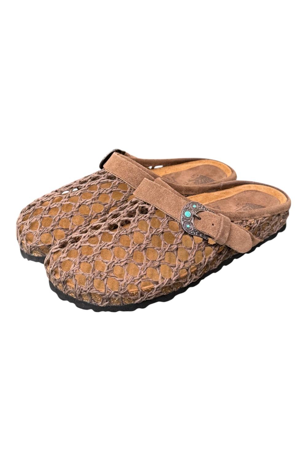Sabot rete marrone Taji by Lagoa 