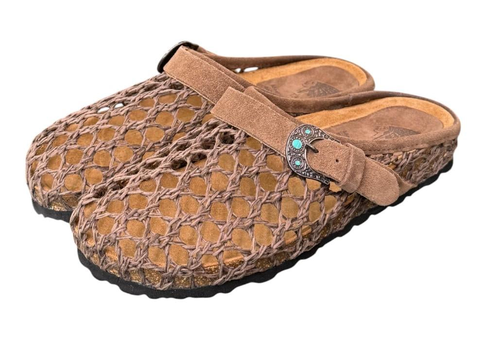 Sabot rete marrone Taji by Lagoa 
