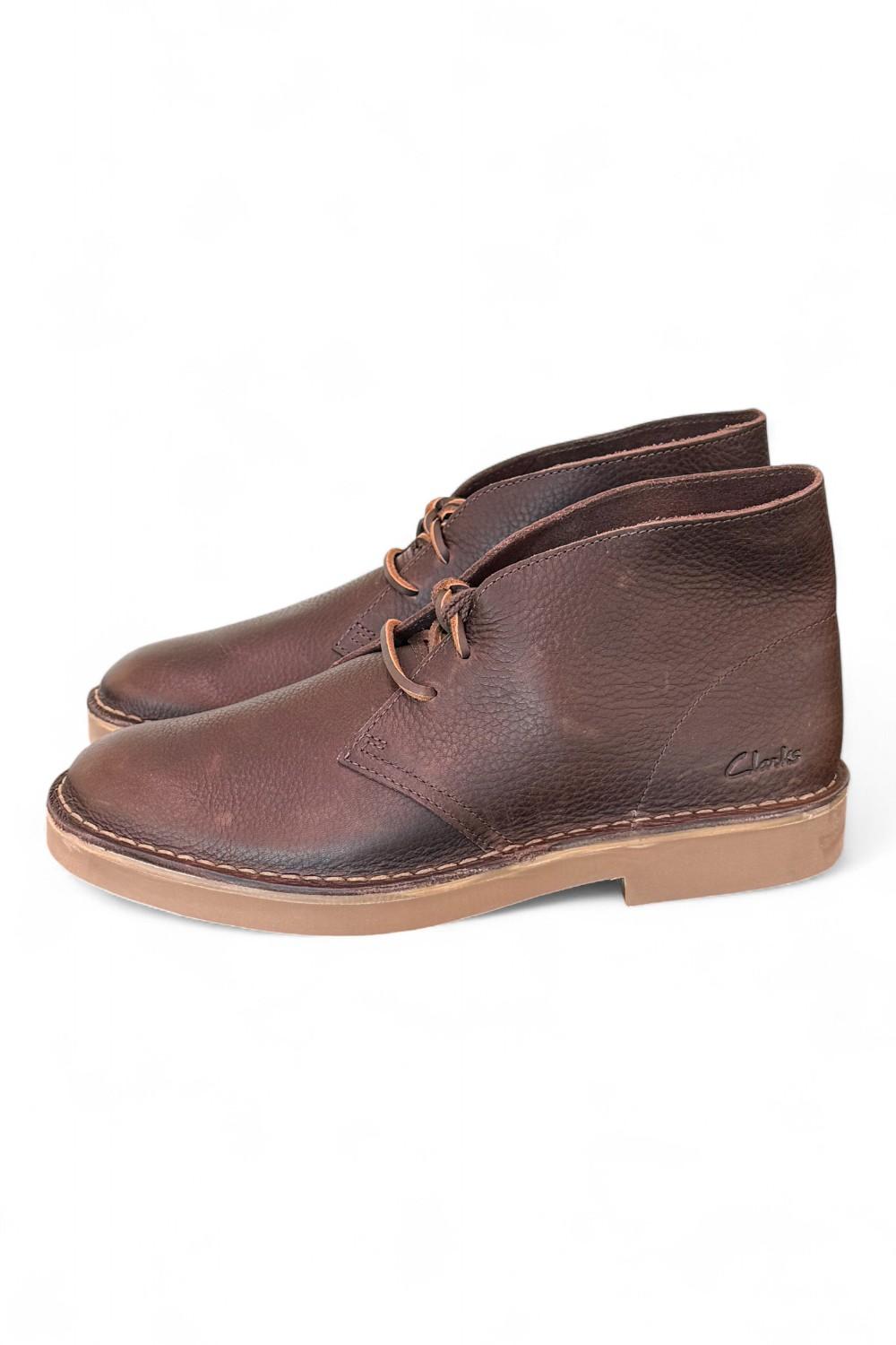 Desert Boot Evo pelle testa di moro Clarks 