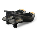 Slingback bottone nero Elisa Lanci 