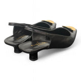 Slingback bottone nero Elisa Lanci 