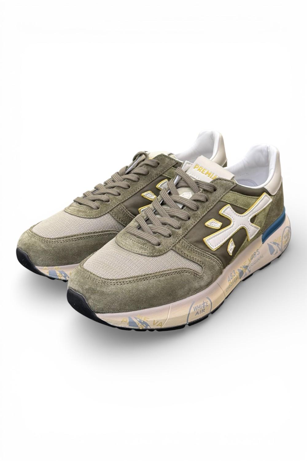 Sneaker uomo Mick 8086 Premiata verde grigio 