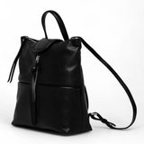 Zaino Giada pelle nera Gianni Chiarini<BR/> 