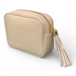 Borsina camera case pelle beige 