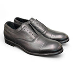 Scarpa uomo no-lace nera F.lli Rennella puntale 