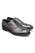 Scarpa uomo no-lace nera F.lli Rennella puntale