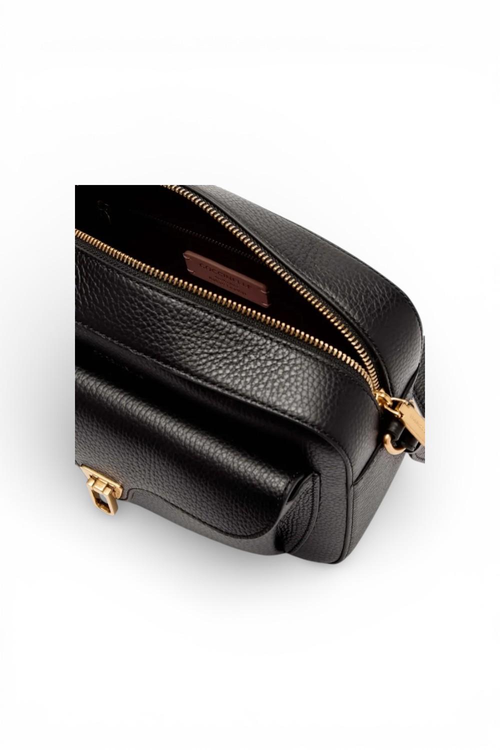 Borsa Beat Soft Coccinelle camera case grande nera<BR/> 