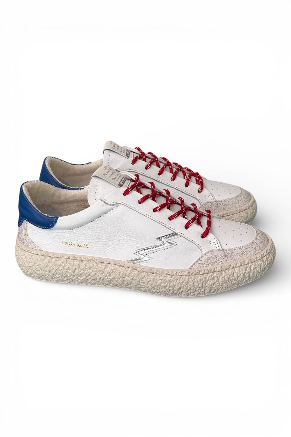 Sneaker uomo Voltio pelle bianca Stokton<BR/> 