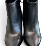 Stivaletto pelle nera tacco 90 Albano 