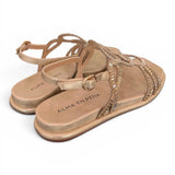 Sandalo cerchi strass oro Alma en Pena<BR/> 
